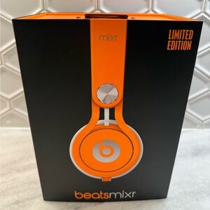 Beats by Dre Mixr Limited Edition Orange Over-Ear Headphones